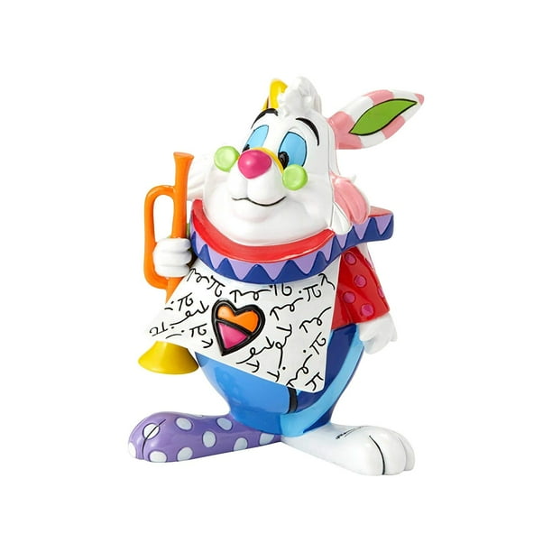 Enesco Disney by Britto Alice Mini 3.875 Stone Resin Figurine Enesco Disney by Britto Alice Mini 3.875 Stone Resin Figurine